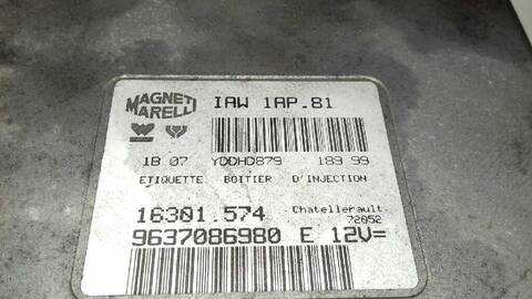 Foto 3ª: Centralita Motor ECU Peugeot 206 1.4 BERLINA 75CV 55KW [KFX] (1999)