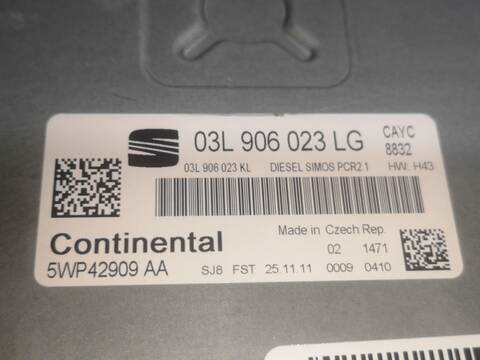 Foto 2ª: Centralita Motor ECU Seat Altea CAYC (2012)