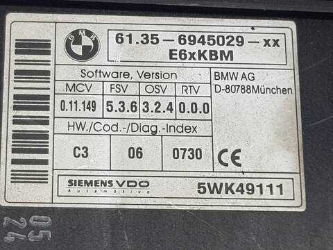 Foto 3ª: Centralita Motor ECU Bmw Serie 5 518 530D (2007)