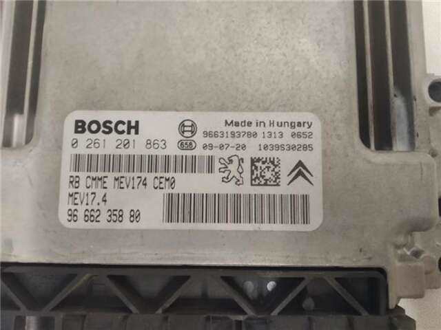 Foto 3ª: Centralita Motor ECU Peugeot 308 1.6 16V (120 CV) [5FW]