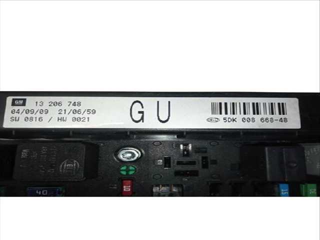 Foto 3ª: Caja Reles Fusibles Opel Astra 1.7 CDTI L48) (2004)