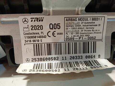 Foto 4ª: Airbag Delantero Derecho Mercedes Clase G 230 COUPE 211CV 155KW [654920] (2020)