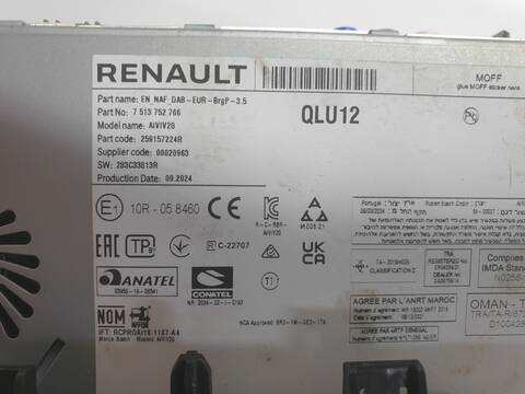 Foto 3ª: Pantalla Multifuncion Renault Kangoo L2