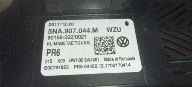 Mando Climatizador Volkswagen Tiguan 2.0 ADVANCE 4MOTION BMT [2.0 LTR. - 110 KW TDI]