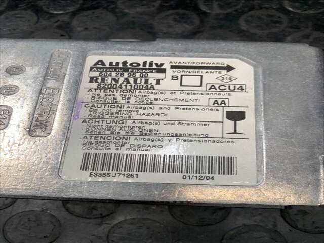 Foto 2ª: Centralita Airbag Renault Megane 1.900 DCI 120CV88KW GRANDTOUR II 4P/GRANDTOUR LM0/1/2 DESDE 09/2003 // KM [F9Q 800] (2005)