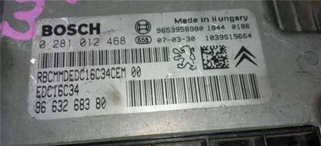 Centralita Motor ECU Citroen Xsara 1.6 HDI