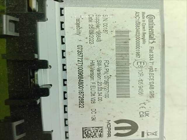 Foto 3ª: Pantalla Multifuncion Fiat 500 1.0 334AX) [552 82 151] (2014)