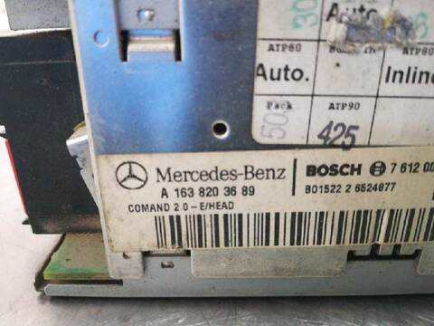 Foto 3ª: Sistema GPS Mercedes Clase ML 270 CDI 163.113) W163) [612963] (2003)