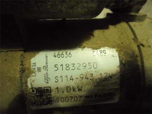 Foto 2ª: Motor de Arranque Fiat 500 1.2 [169 A4.000]