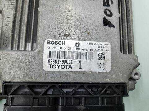 Foto 3ª: Centralita Motor ECU Toyota Yaris ACTIVE 90CV 66KW [1ND] (2010)