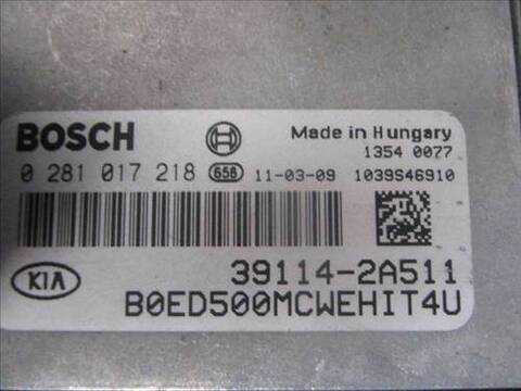 Foto 2ª: Centralita Motor ECU Kia Ceed 1.6 CONCEPT 90CV 66KW ED) [D/D4FB-5W] (2011)