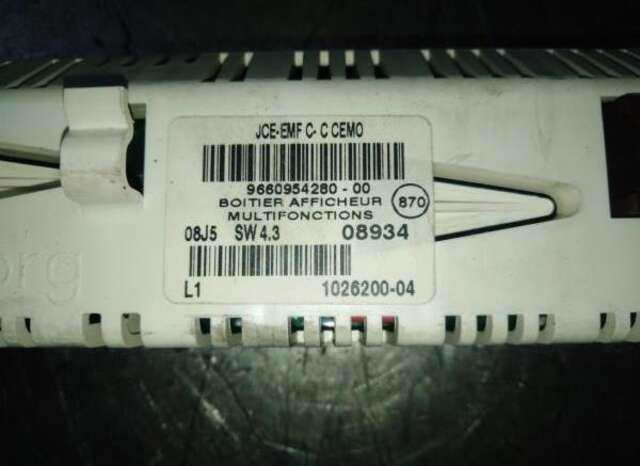 Pantalla Multifuncion Peugeot 607 2.0 HDI