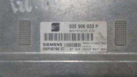 Foto 3ª: Centralita Motor ECU Seat Ibiza 1.2 12V 60CV 44KW (2002)