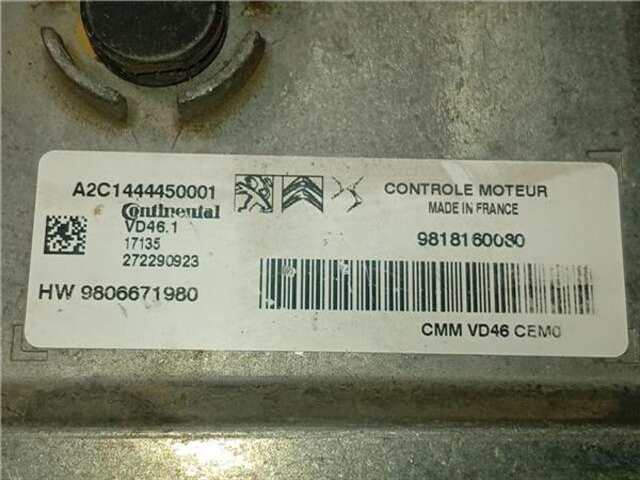 Centralita Motor ECU Peugeot 308 1.2 ACCESS [1.2 LTR. - 96 KW 12V E-THP - PURETECH]