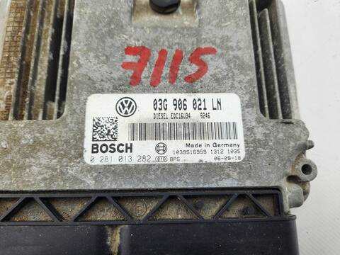 Foto 2ª: Centralita Motor ECU Seat Altea ERENCE 105CV 77KW [BXE] (2007)
