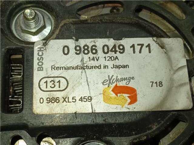 Foto 2ª: Alternador Ford C Max 2.0 TDCI FOCUS [G6DB]