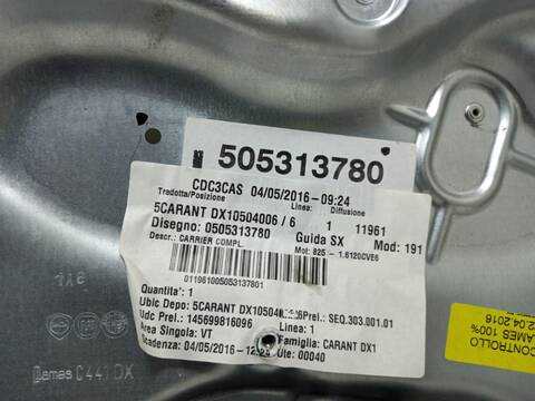 Foto 2ª: Elevalunas Eléctrico Delantero Derecho Alfa Romeo Giulietta 940C1000 (2017)