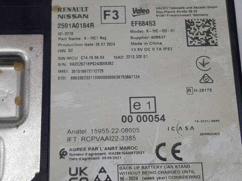 Foto 2ª: Centralita Motor ECU Dacia Sandero STEPWAY EXTREME GO (2022)