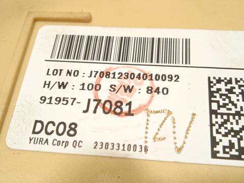 Foto 4ª: Caja Reles Fusibles Kia Ceed 1.0 T-GDI 120CV 88KW CD) [G3LC,G3LE] (2023)