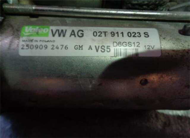 Motor de Arranque Volkswagen Polo 1.4 ADVANCE [1.4 LTR. - 63 KW FSI]