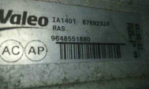 Foto 3ª: Intercooler Peugeot 307 1.6 HDI FAP CAT 9HZ - DV6TED4) BERLINA 109CV 80KW [9HY] (2007)