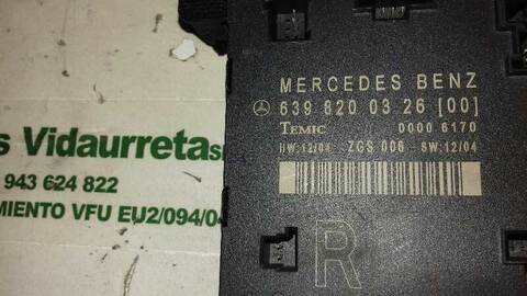 Foto 2ª: Centralita Cierre Centralizado Mercedes Viano 190CV 140KW