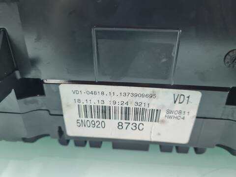 Foto 4ª: Cuadro de Instrumentos Volkswagen Tiguan T1 BLUEMOTION 110CV 81KW [CFFD] (2014)
