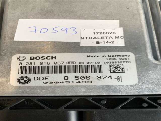Foto 2ª: Centralita Motor ECU Bmw Serie 3 315 2.0 DI177CV BERLINA 0CV [N47D20C] (2009)