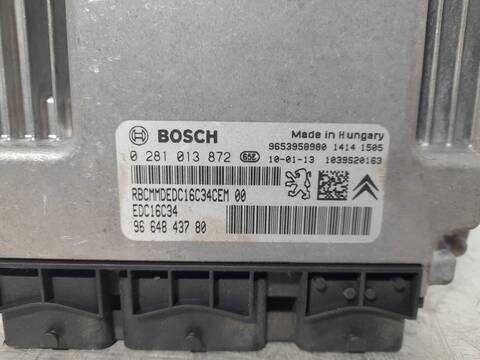 Foto 4ª: Centralita Motor ECU Citroen Berlingo SX MULTISPACE 90CV 66KW [9HX] (2010)