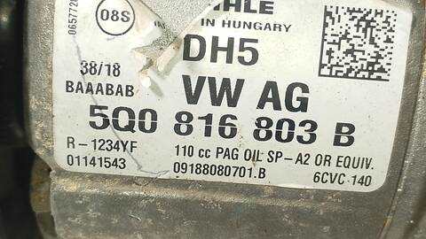 Foto 4ª: Compresor Aire Acondicionado Seat Leon STYLE 130CV 96KW [DACA] (2018)