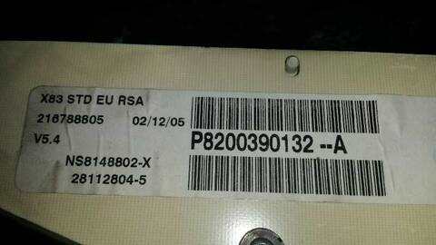 Foto 2ª: Cuadro de Instrumentos Renault Trafic 2.5 DCI DIESEL CAT 135CV 99KW CAJA CERRADA [G9U730] (2006)