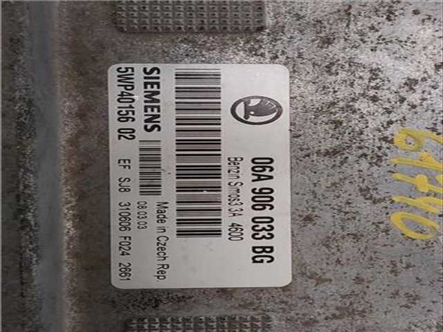 Foto 3ª: Centralita Motor ECU Skoda Octavia 1.6 BERLINA 102CV 75KW [BFQ] (2003)