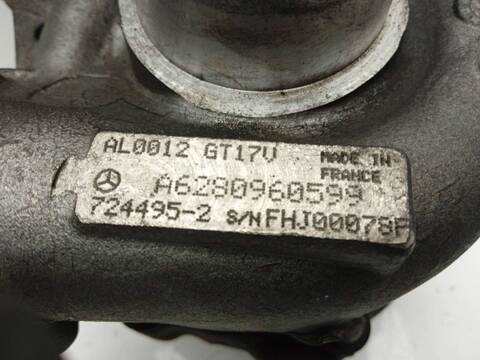 Foto 2ª: Turbocompresor Mercedes Clase ML 320 4.0 CDI 32V CAT W163) (2003)