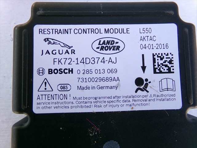 Foto 4ª: Centralita Airbag Land Rover Discovery 2.0 D 2014-2019,SPORT [204DTD] (2016)