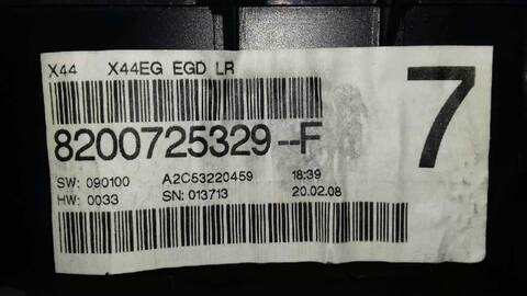 Foto 3ª: Cuadro de Instrumentos Renault Twingo 1.5 DCI DIESEL 64CV 47KW [K9K17] (2008)