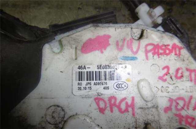 Foto 3ª: Cerradura Puerta Trasera Derecha Volkswagen Passat 2.0 TDI 16V [CBAB]