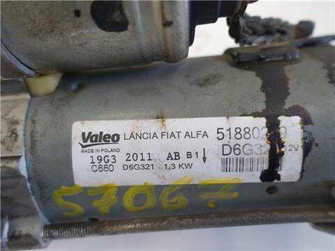 Foto 3ª: Motor de Arranque Fiat Doblo 1.3 D MULTIJET 90CV 66KW [263 A2.000] (2013)