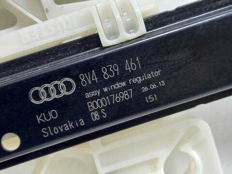 Foto 3ª: Elevalunas Manual Trasero Izquierdo Audi A3 CLH (2013)