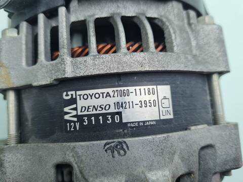 Foto 2ª: Alternador Toyota Land Cruiser VX 177CV 130KW [1GD] (2016)