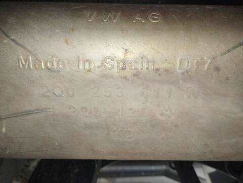 Foto 3ª: Tubo de Escape Seat Ibiza XCELLENCE 116CV 85KW [DKRF] (2019)