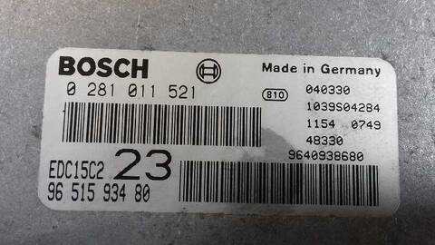 Foto 3ª: Centralita Motor ECU Citroen Xsara 2.0 HDI CAT RHY - DW10TD) PICASSO 90CV 66KW (2004)