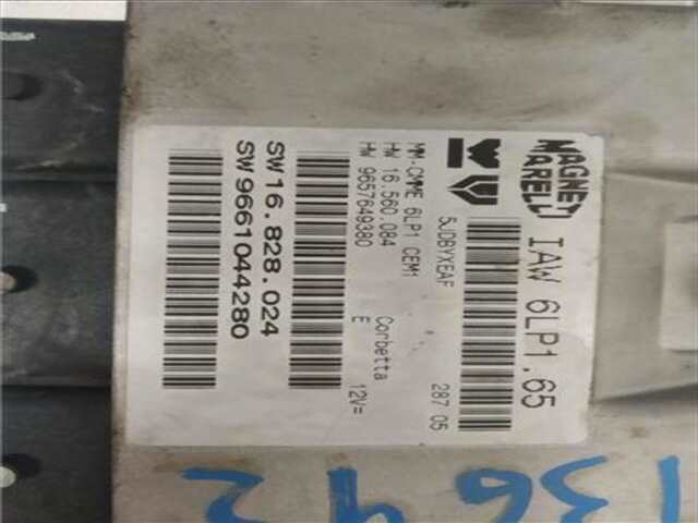 Foto 3ª: Centralita Motor ECU Peugeot 206 2.0 CC [2.0 LTR. - 100 KW 16V CAT (RFN - EW10J4)] [RFN (EW10J4)]