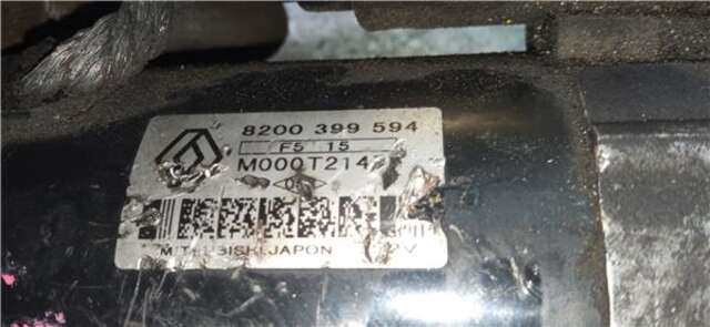 Foto 2ª: Motor de Arranque Renault Scenic 1.5 AUTHENTIQUE [1.5 LTR. - 78 KW DCI DIESEL] (JM)(2003-_) [K9KP732]