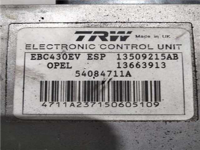 Foto 2ª: Abs Opel Vectra 1.9 COMFORT [1.9 LTR. - 88 KW CDTI] [Z19DT]