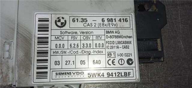 Centralita Faros Xenon Bmw Serie 3 315 2.0 320D [2.0 LTR. - 120 KW 16V DIESEL]