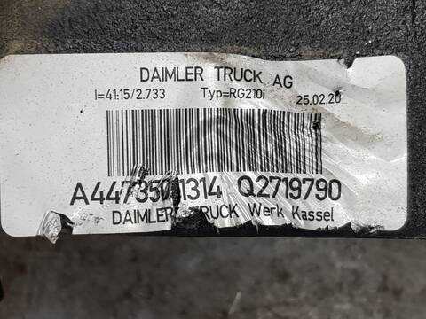 Foto 2ª: Diferencial Trasero Mercedes Vito 114-116-119 CDI BASE LARGA 447.703) [654920] (2019)