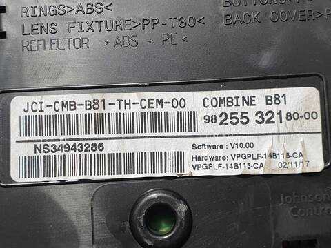 Foto 3ª: Cuadro de Instrumentos DS 5 BASIS 180CV 133KW [AH02] (2017)