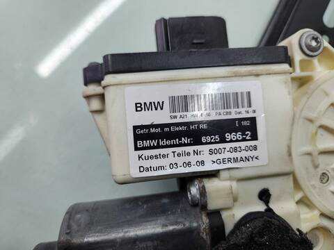Foto 2ª: Elevalunas Manual Trasero Derecho Bmw X3 XDRIVE 20D 177CV 130KW [N47D20A] (2008)