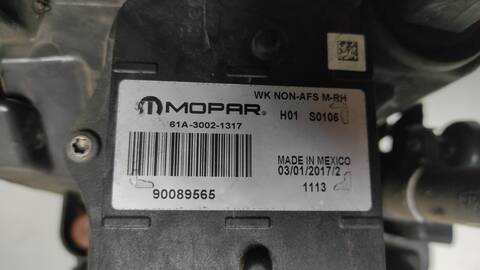 Foto 3ª: Faro Derecho Jeep Grand Cherokee EXF (2017)