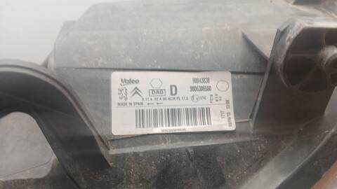 Foto 3ª: Faro Derecho Citroen Berlingo 1.6 HDI 75 75CV 55KW FURGONETA [9H06] (2013)